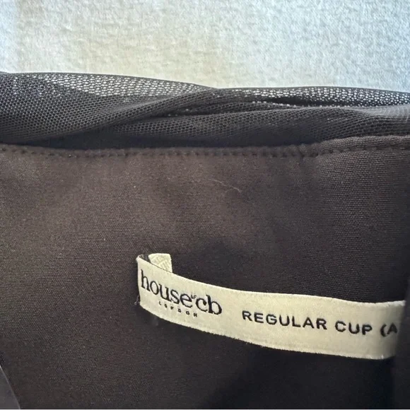 House of CB Elegant Black One-Shoulder Top - Picture 7 of 9